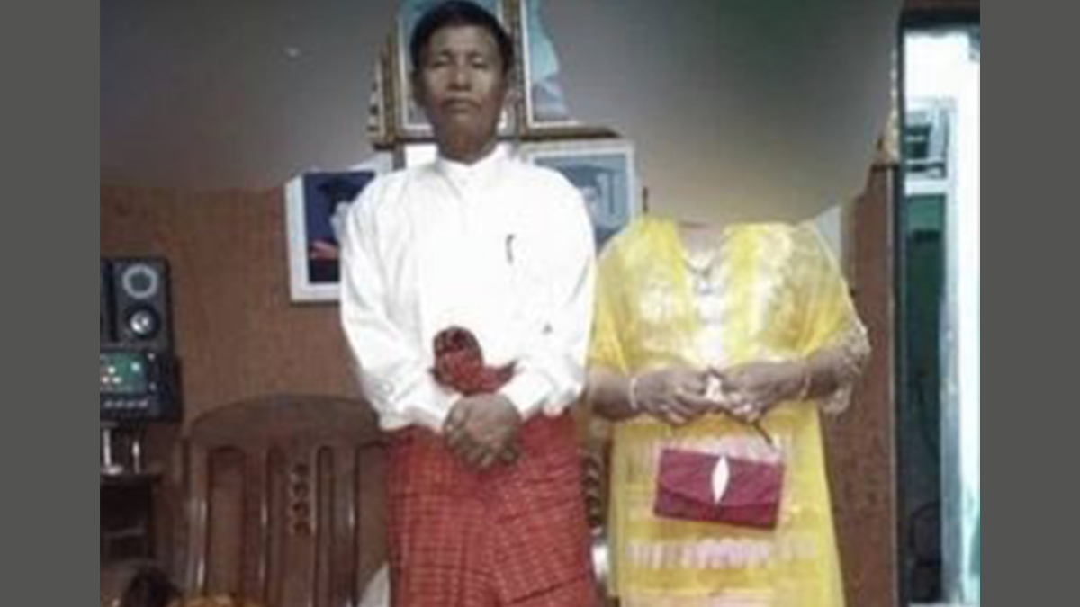 Caption:အသတ်ခံရသည့် အစင်ကျေးရွာ အုပ်ချုပ်ရေးမှူး ဦးမောင်မြင့်