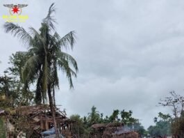 သံတွဲတွင် စစ်တပ် ဗုံးကြဲတိုက်ခိုက်မှုကြောင့် အရပ်သား ပြည်သူ ၁၄ ဦးသေဆုံး၊ ၁၁ ဦး ဒဏ်ရာရ