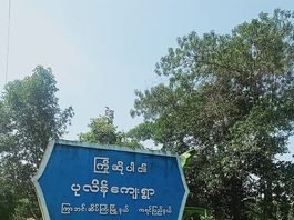 တိုက်ပွဲဖြစ်ပွားနေသည့် ပုလိန်ကျေးရွာဘက်ကို စစ်တပ် လေယာဉ်ဖြင့် ဗုံးကြဲ